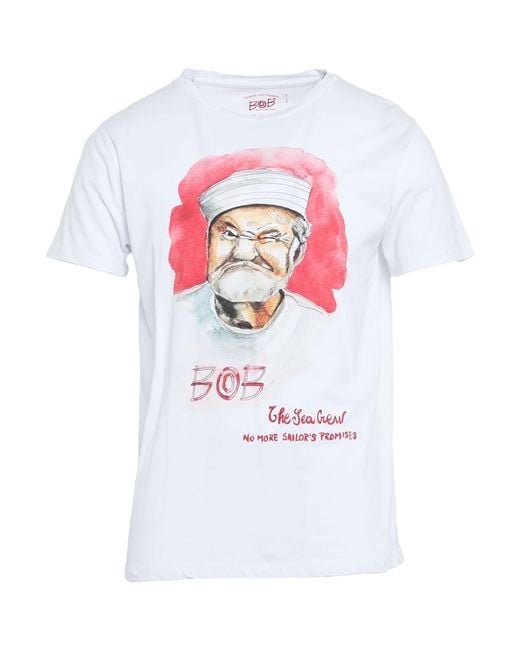 Bob White T-Shirt Cotton, Elastane for men