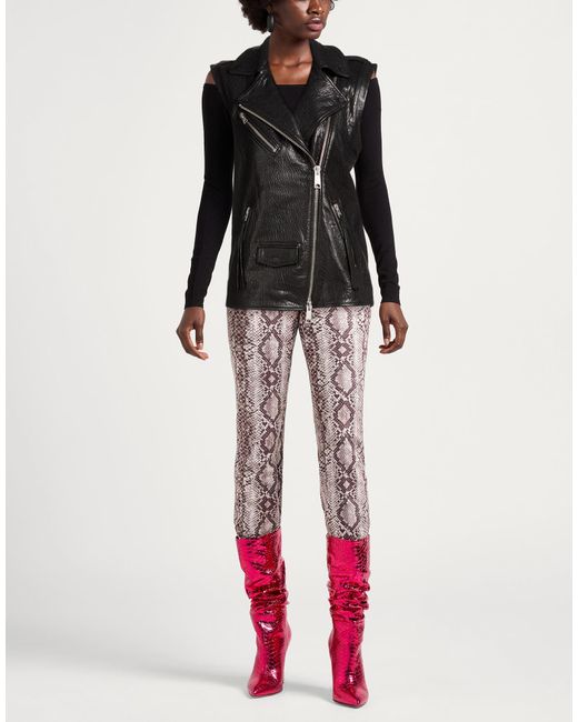 AllSaints Black Vest Sheepskin