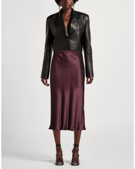 Anine Bing Purple Midi Skirt