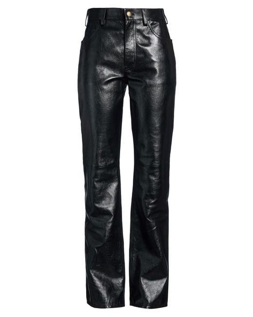Céline Black Pants Lambskin