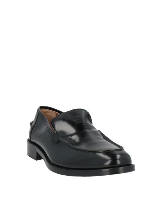 ROGAL'S Black Loafers Calfskin for men