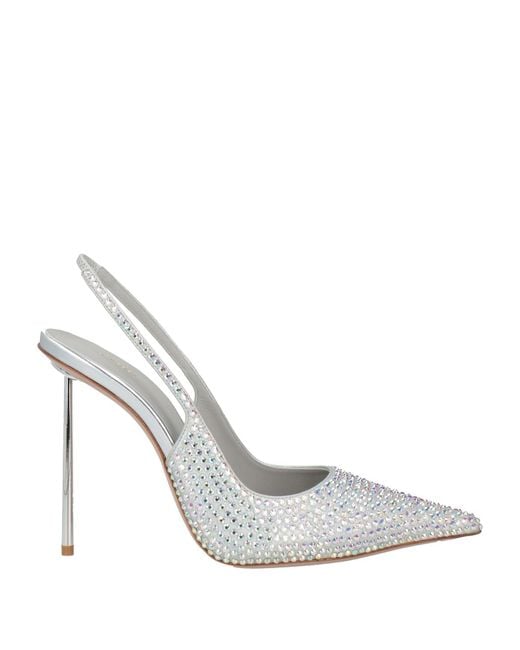 Le Silla White Pumps Leather