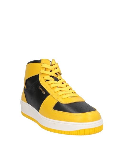 Sandro Yellow Trainers for men