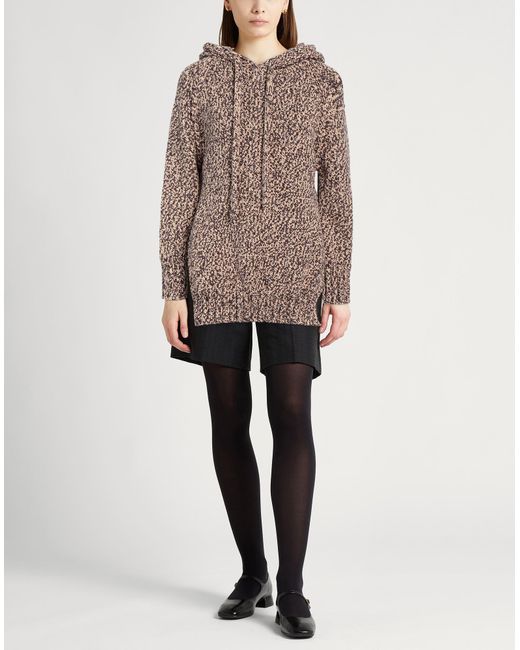 Erika Cavallini Semi Couture Brown Jumper