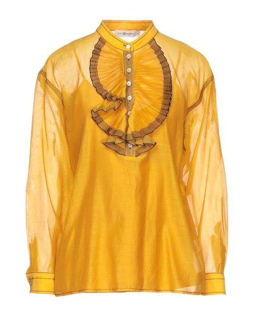 Top Tory Burch de color Yellow