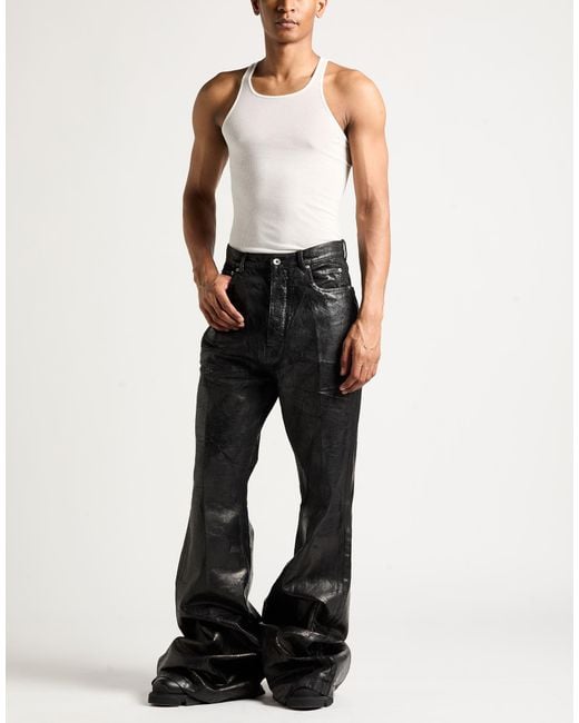 Rick Owens Black Jeans Cotton for men