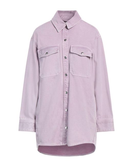 The Kooples Purple Denim Shirt