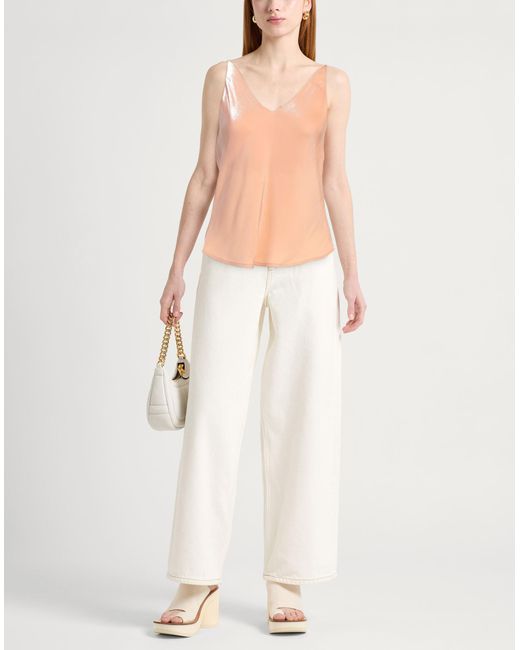 Ottod'Ame Pink Blush Top Viscose, Polyester