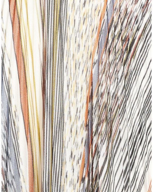 Missoni White Midi Skirt Viscose, Polyester, Elastane, Polyamide
