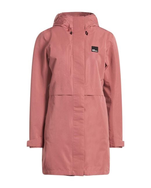 Jack Wolfskin Pink Overcoat & Trench Coat Recycled Polyester