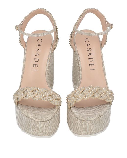 Casadei Natural Sandals