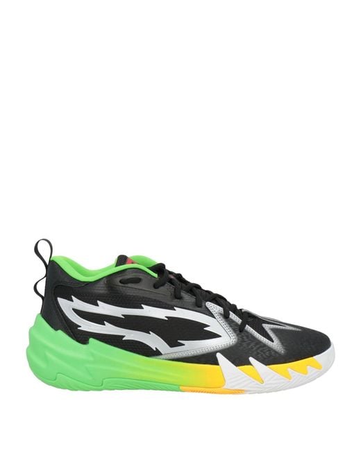 PUMA Green Sneakers Textile Fibers for men