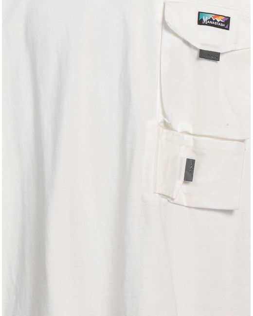 Camiseta Manastash de hombre de color White