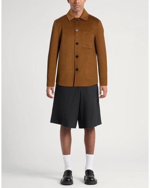 Alpha Studio Brown Jackets for men
