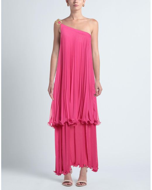 SIMONA CORSELLINI Pink Maxi Dress