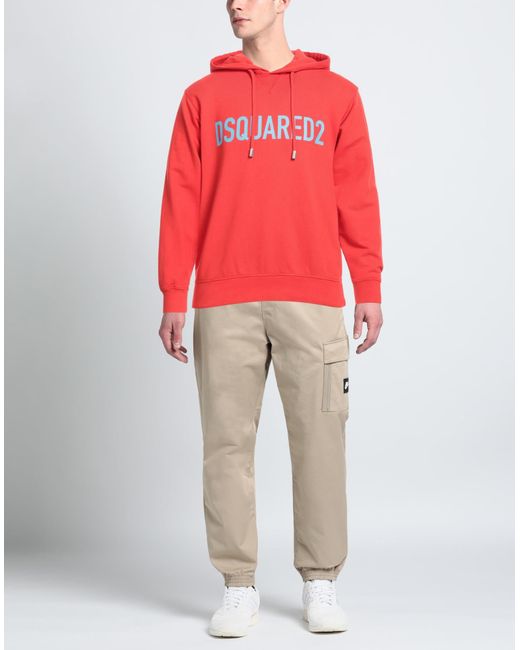DSquared² Red Sweatshirt for men