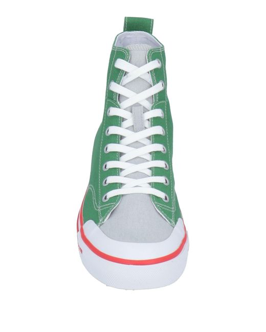 DIESEL Green Trainers for men