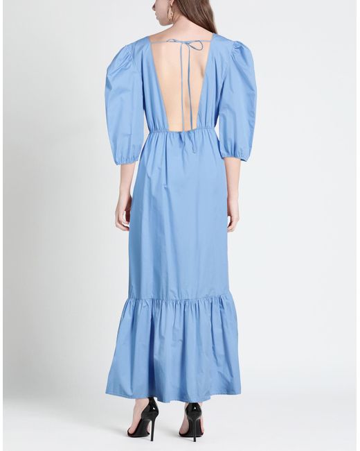MILVA MI Blue Maxi-Kleid