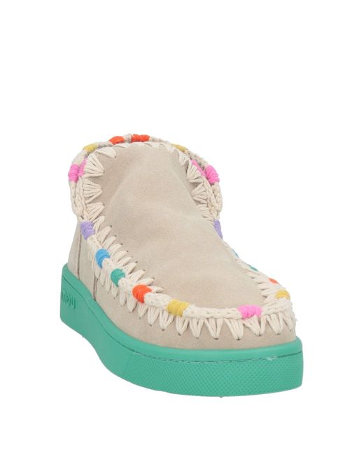 Mou Green Ankle Boots