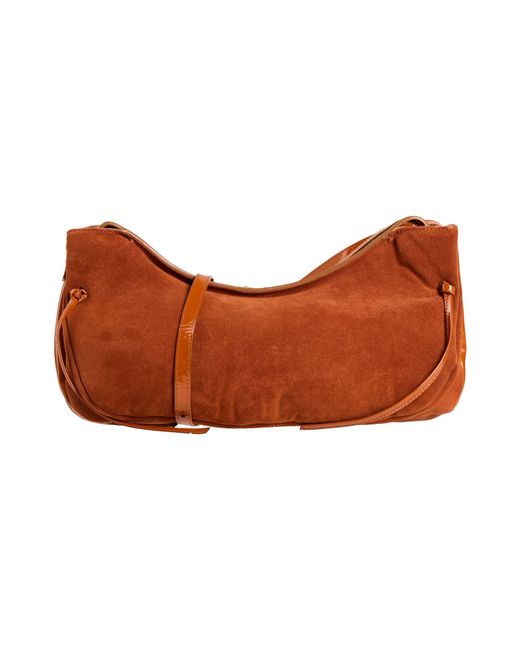 Anita Bilardi Brown Cross-Body Bag Leather