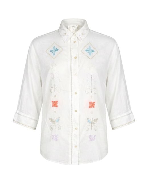Forte_forte White Shirt Cotton, Silk