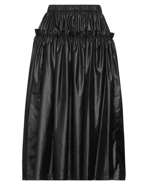 Sara Lanzi Black Midi Skirt