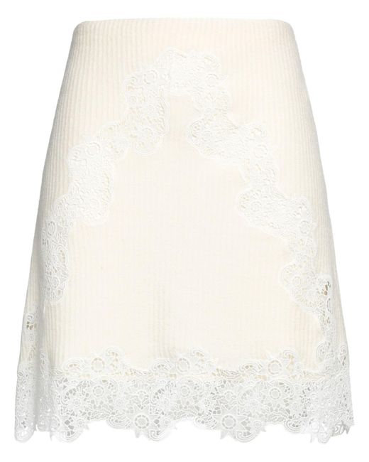 Chloé White Mini Skirt
