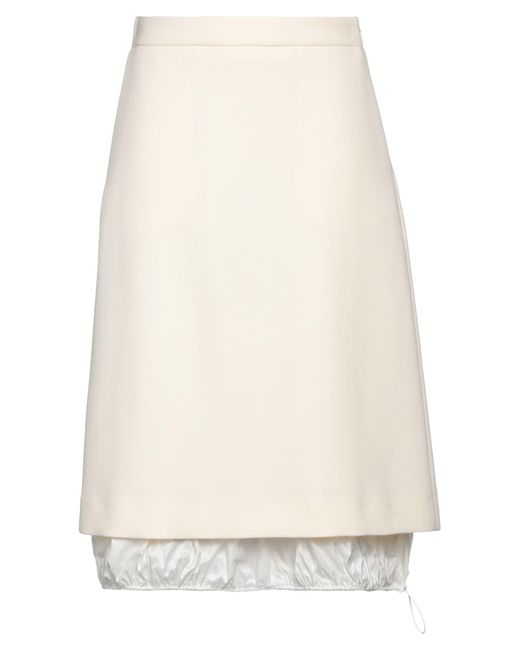 Tory Burch White Midi Skirt