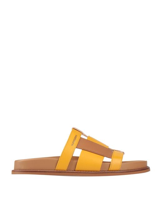 Burberry Orange Sandals