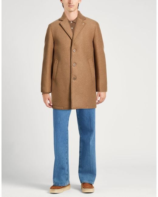 Manuel Ritz Brown Coat for men
