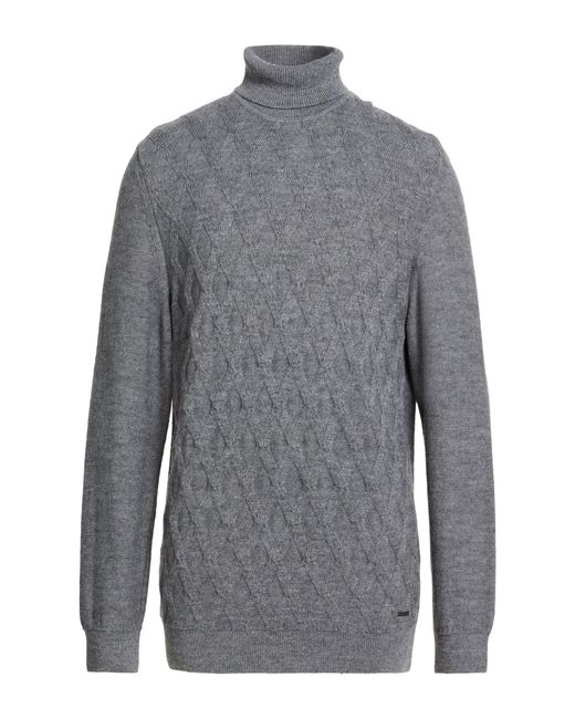 Bugatti Gray Turtlenecks for men
