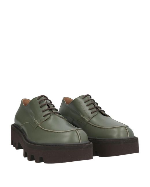 Dries Van Noten Gray Lace-Up Shoes for men