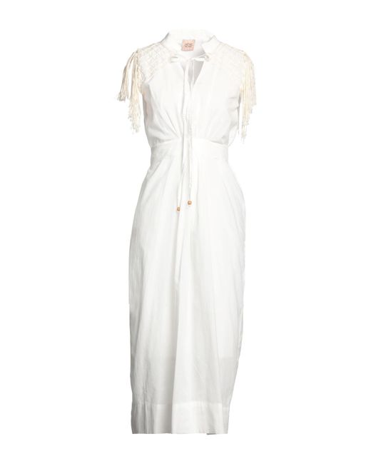 MÊME ROAD Midi Dress in White | Lyst