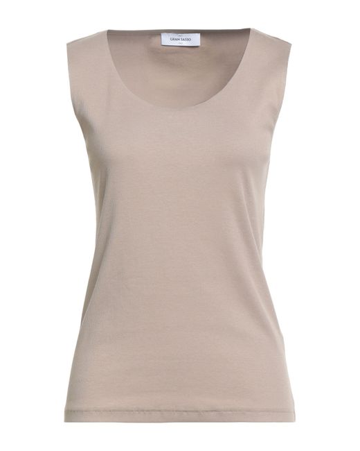 Gran Sasso Brown Tank Top