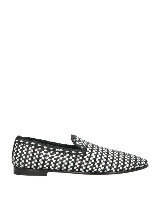 Dolce & Gabbana White Loafers Goat Skin for men