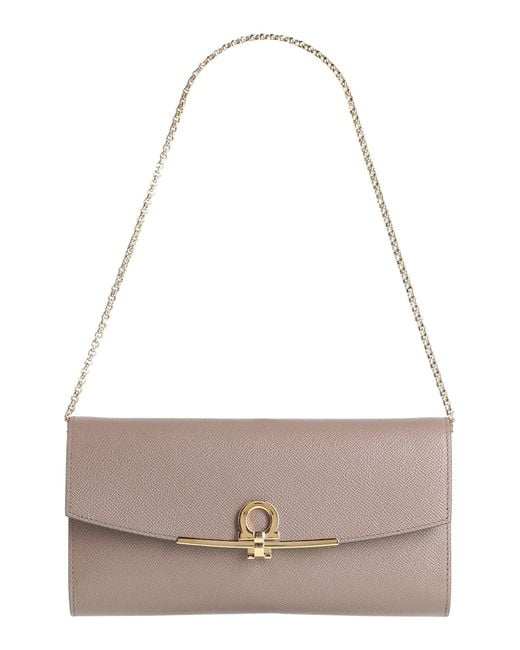 Bolso De Mano Ferragamo de color Gray