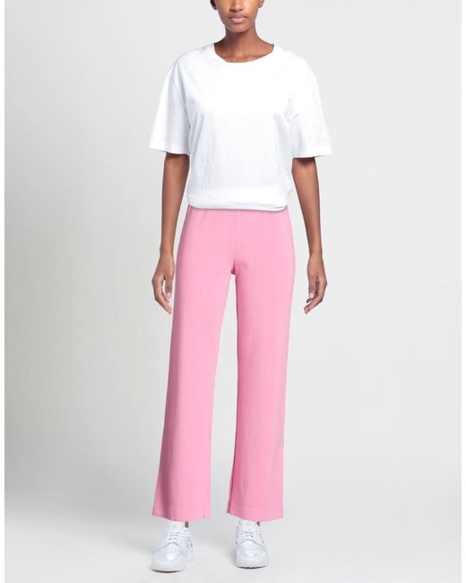 DONNI. Pink Pants Cotton, Modal, Elastane