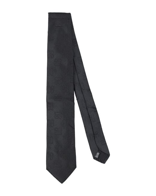 Bikkembergs Gray Ties & Bow Ties Silk for men