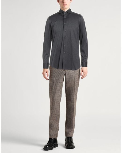Canali Hemd in Gray für Herren