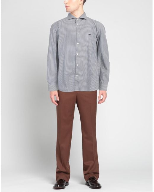 Emporio Armani Gray Shirt for men