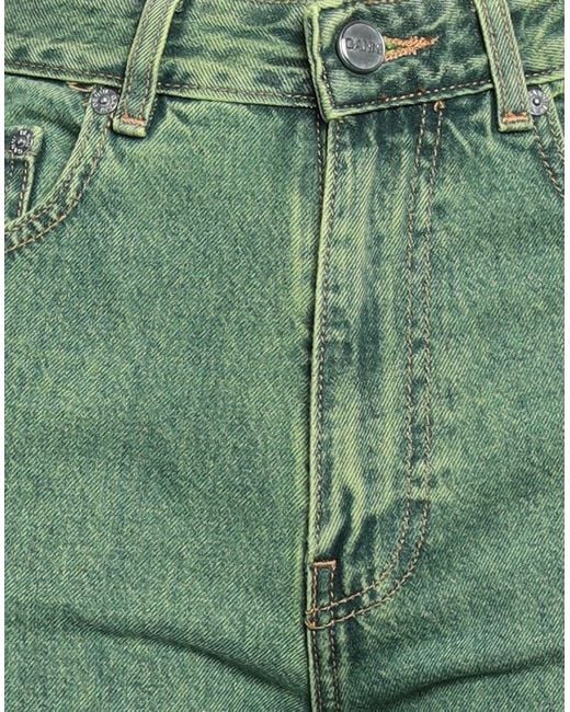 Pantalon en jean Ganni en coloris Green