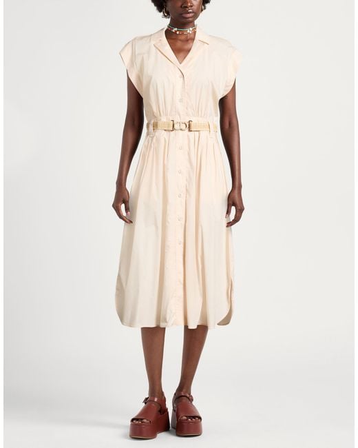 Twinset Natural Midi Dresses