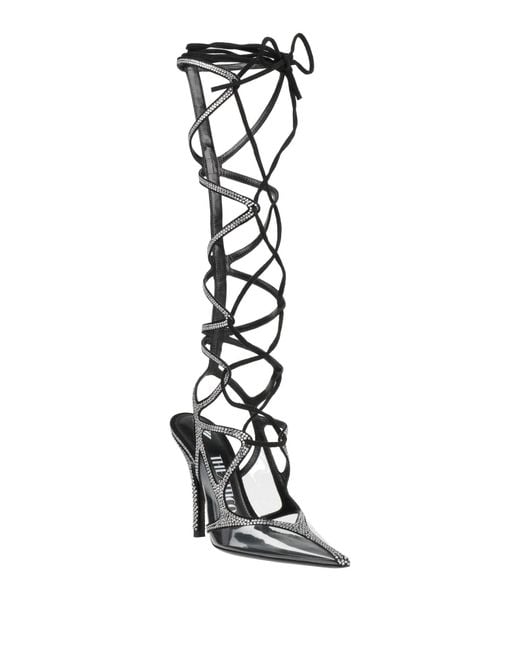 The Attico White Pumps Leather, Pvc