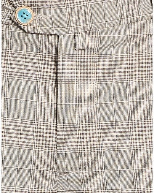 Barbati Gray Pants Polyester, Viscose, Elastane for men