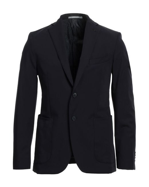 Michael Kors Blue Midnight Blazer Nylon, Elastane for men