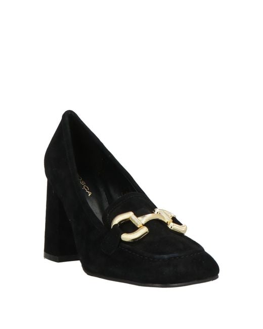 Tosca Blu Black Loafers Leather