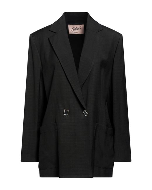 Carla G Black Blazer Viscose