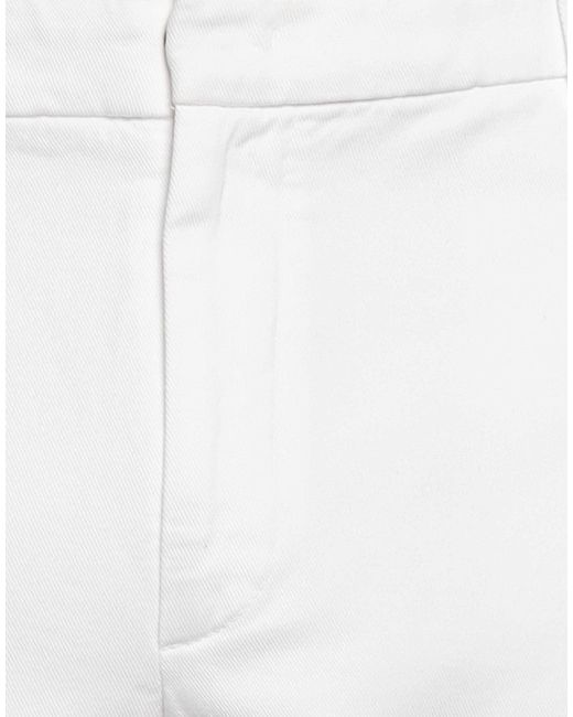 Dondup White Trouser for men