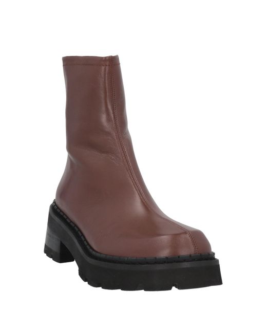 By Far Brown Ankle Boots