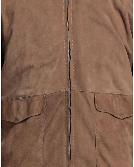 DFOUR® Brown Jacket for men